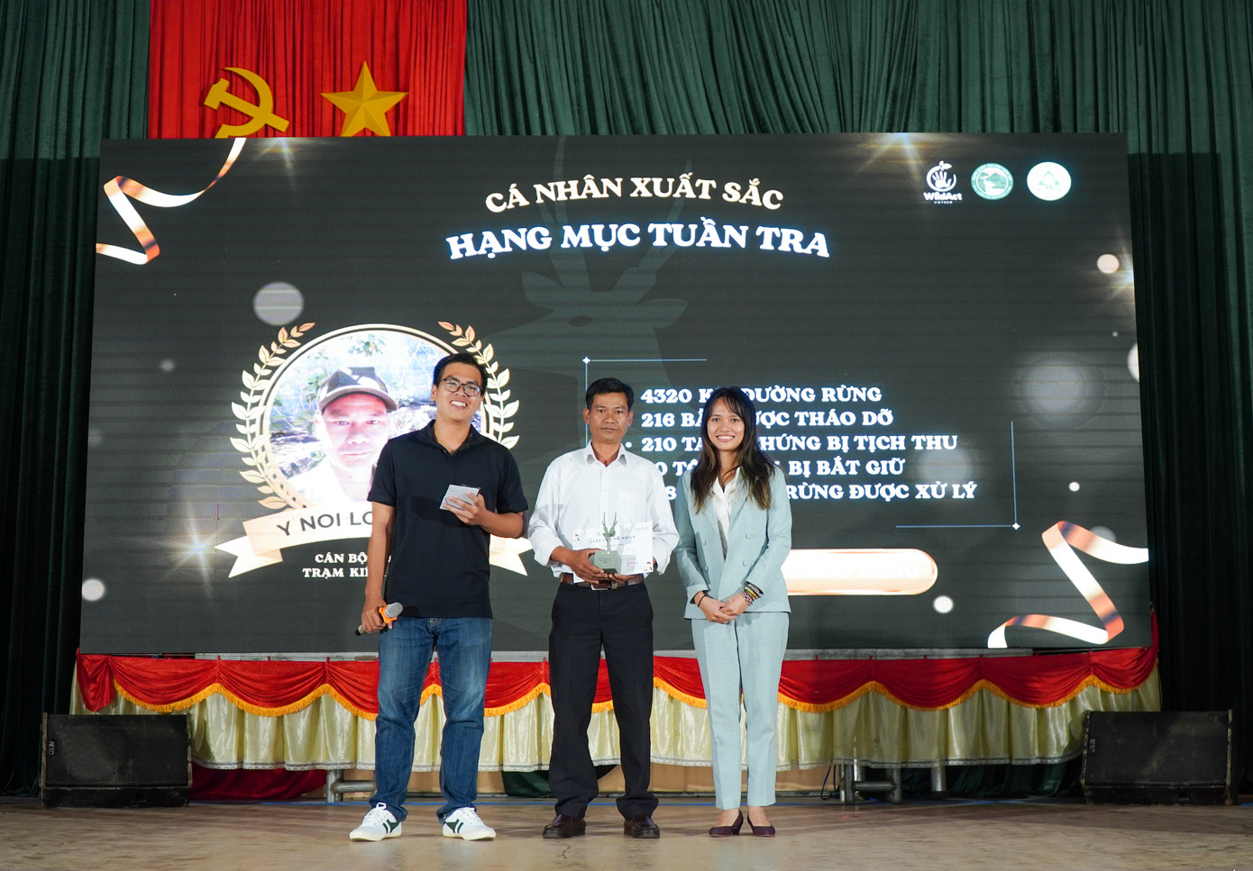 Anh Y Noi Long Ding được vinh danh ở hạng mục Tuần tra. Ảnh: BTC.