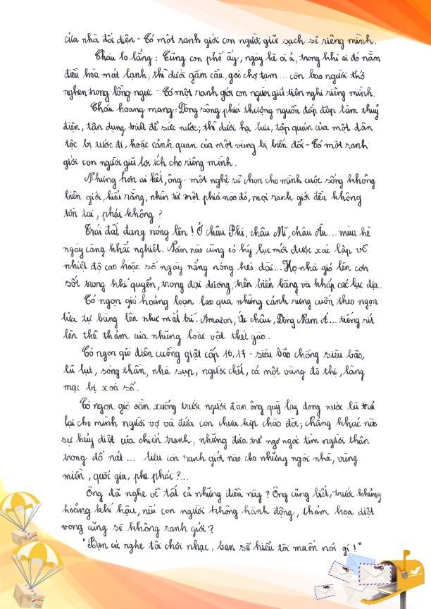 Toàn văn bức thư của Nguyễn Bình Nguyên Toàn văn bức thư của Nguyễn Bình Nguyên