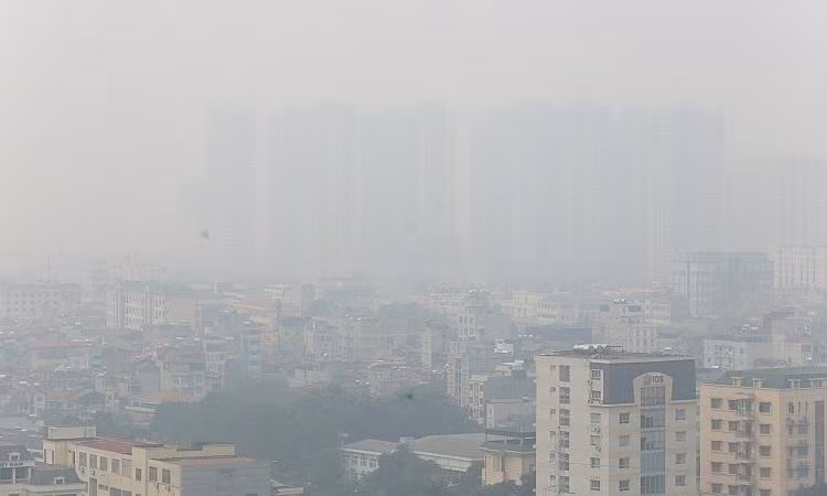 Hà Nội sáng nay ô nhiễm không khí rất nghiêm trọng.