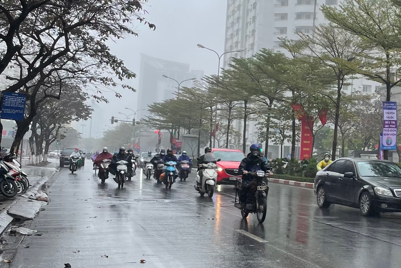 Miền Bắc đón mưa phùn trong nhiều ngày tới.