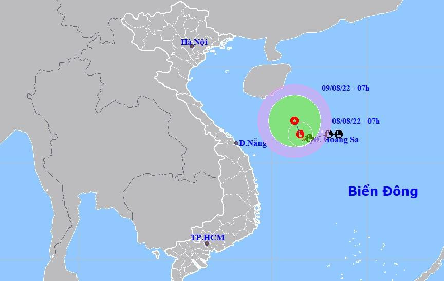 Vùng áp thấp trên Biển Đông di chuyển chậm, sắp mạnh lên thành áp thấp nhiệt đới. Vùng áp thấp trên Biển Đông di chuyển chậm, sắp mạnh lên thành áp thấp nhiệt đới.
