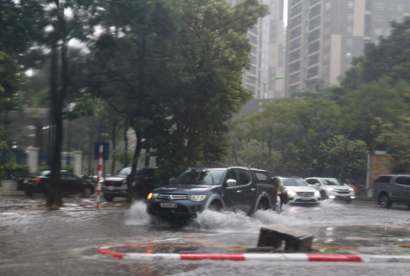 Miền Bắc, Thanh Hóa, Nghệ An tiếp tục mưa lớn trong đêm nay và ngày mai. (Ảnh: Như Ý)