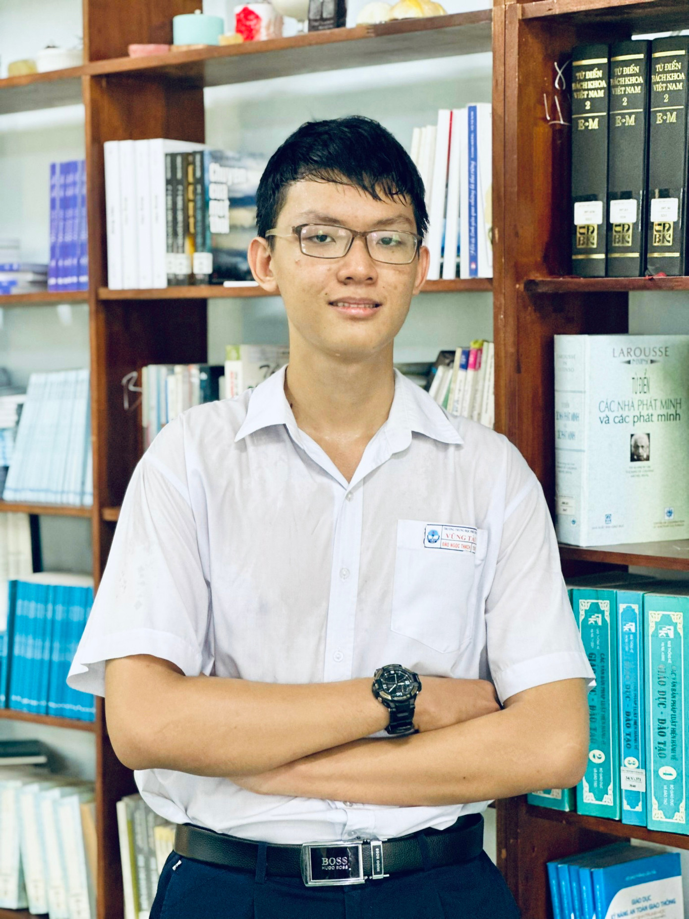 Đào Ngọc Thạch, học sinh lớp 12A9, Trường THPT Vũng Tàu (TP Vũng Tàu).