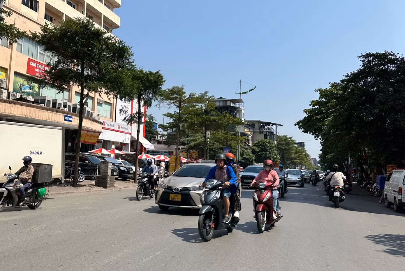 Miền Bắc hôm nay chuyển nắng nóng gay gắt. Ảnh: Như Ý.
