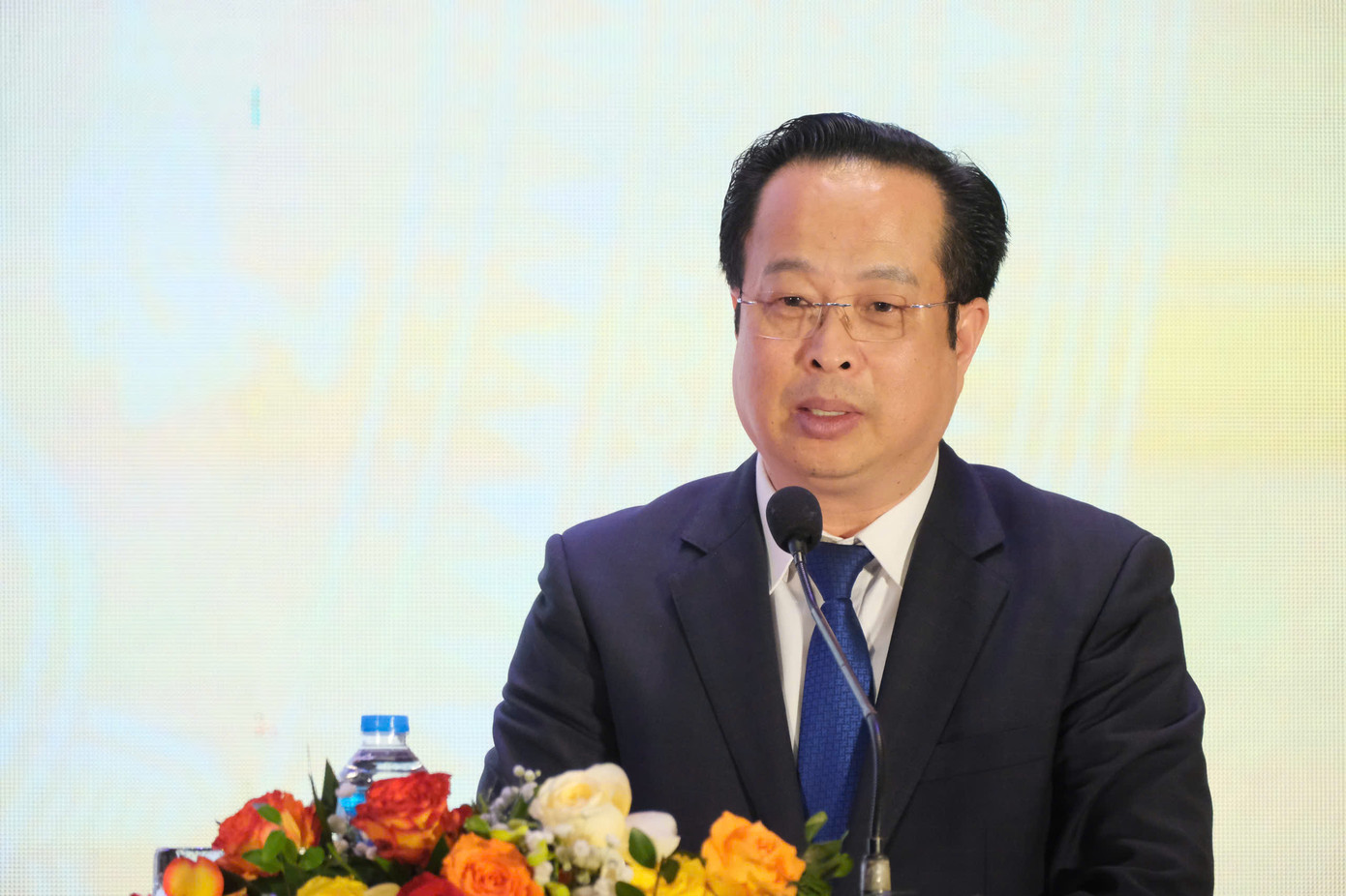 Giám đốc Sở GD&ĐT Hà Nội Trần Thế Cương phát biểu tại buổi lễ. Giám đốc Sở GD&ĐT Hà Nội Trần Thế Cương phát biểu tại buổi lễ.