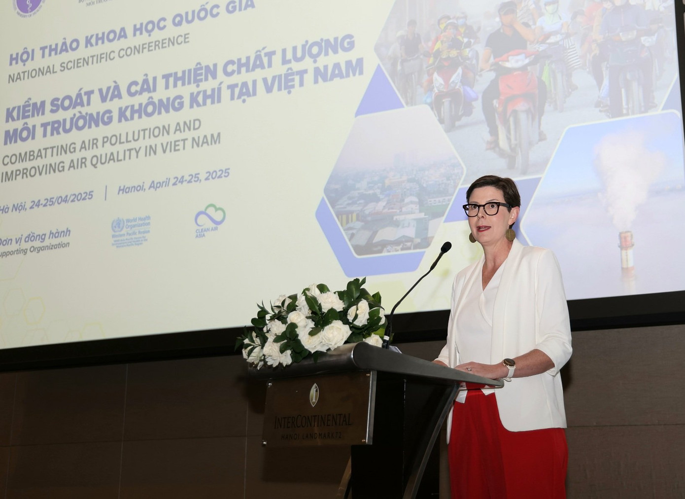 Tiến sỹ Angela Pratt – Trưởng Đại diện WHO tại Việt Nam.