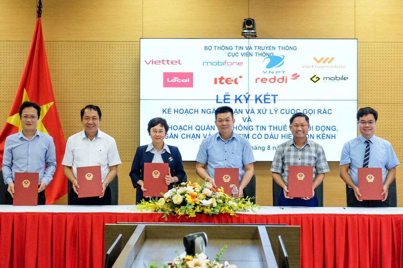 Các nhà mạng ký cam kết ngăn chặn cuộc gọi rác.