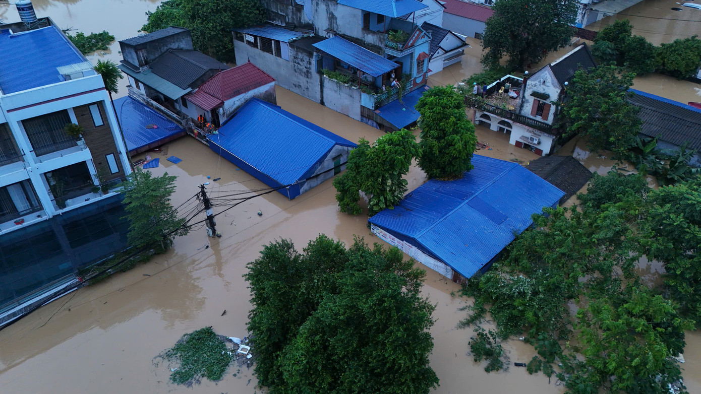Ngập lụt tại thành phố Thái Nguyên. Ảnh: Hoàng Mạnh Thắng. Ngập lụt tại thành phố Thái Nguyên. Ảnh: Hoàng Mạnh Thắng.
