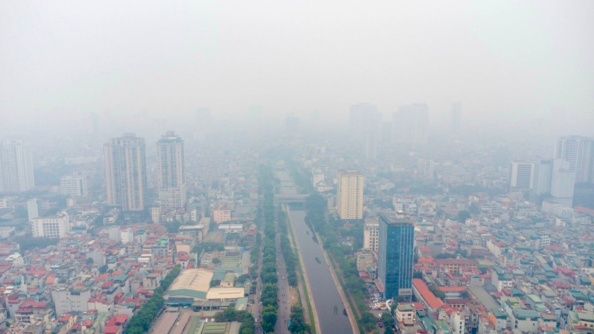 Hà Nội lại ô nhiễm mù mịt trong sáng nay. Ảnh minh hoạ. Hà Nội lại ô nhiễm mù mịt trong sáng nay. Ảnh minh hoạ.