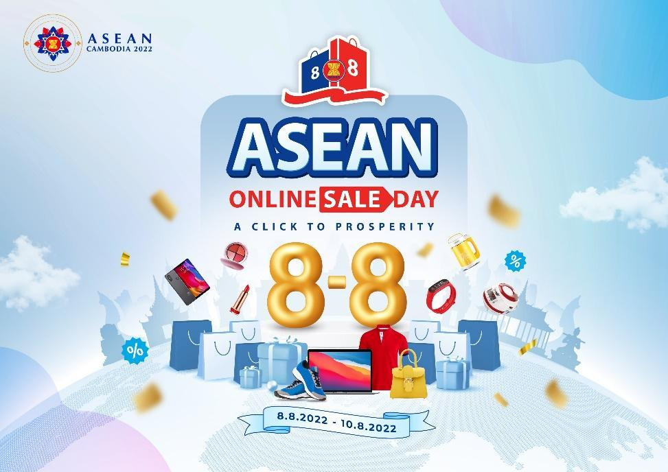 Sắp diễn ra Ngày mua sắm trực tuyến Asean 2022.