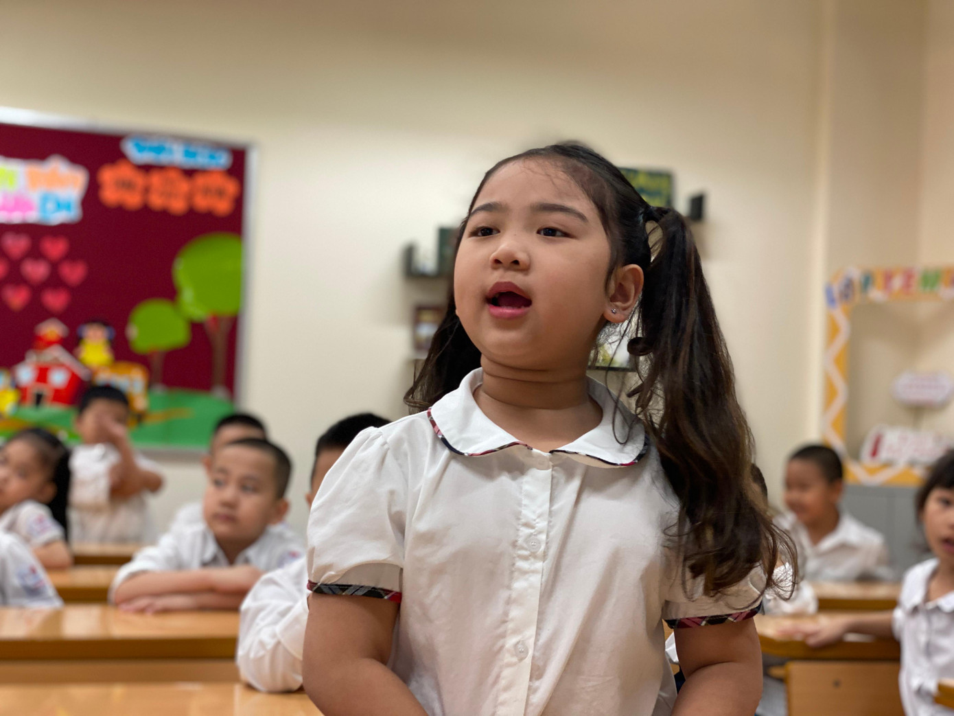 Cũng có phụ huynh ủng hộ phương án tới trường ôn tập và kiểm tra trực tiếp.