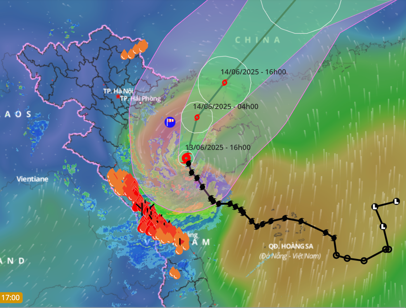Bão số 1 đang diễn biến rất phức tạp trên vịnh Bắc Bộ. Bão số 1 đang diễn biến rất phức tạp trên vịnh Bắc Bộ.