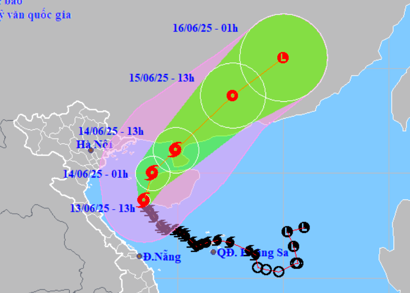 Tốc độ di chuyển rất chậm của bão số 1 là nguyên nhân gây mưa kéo dài ở miền Trung.