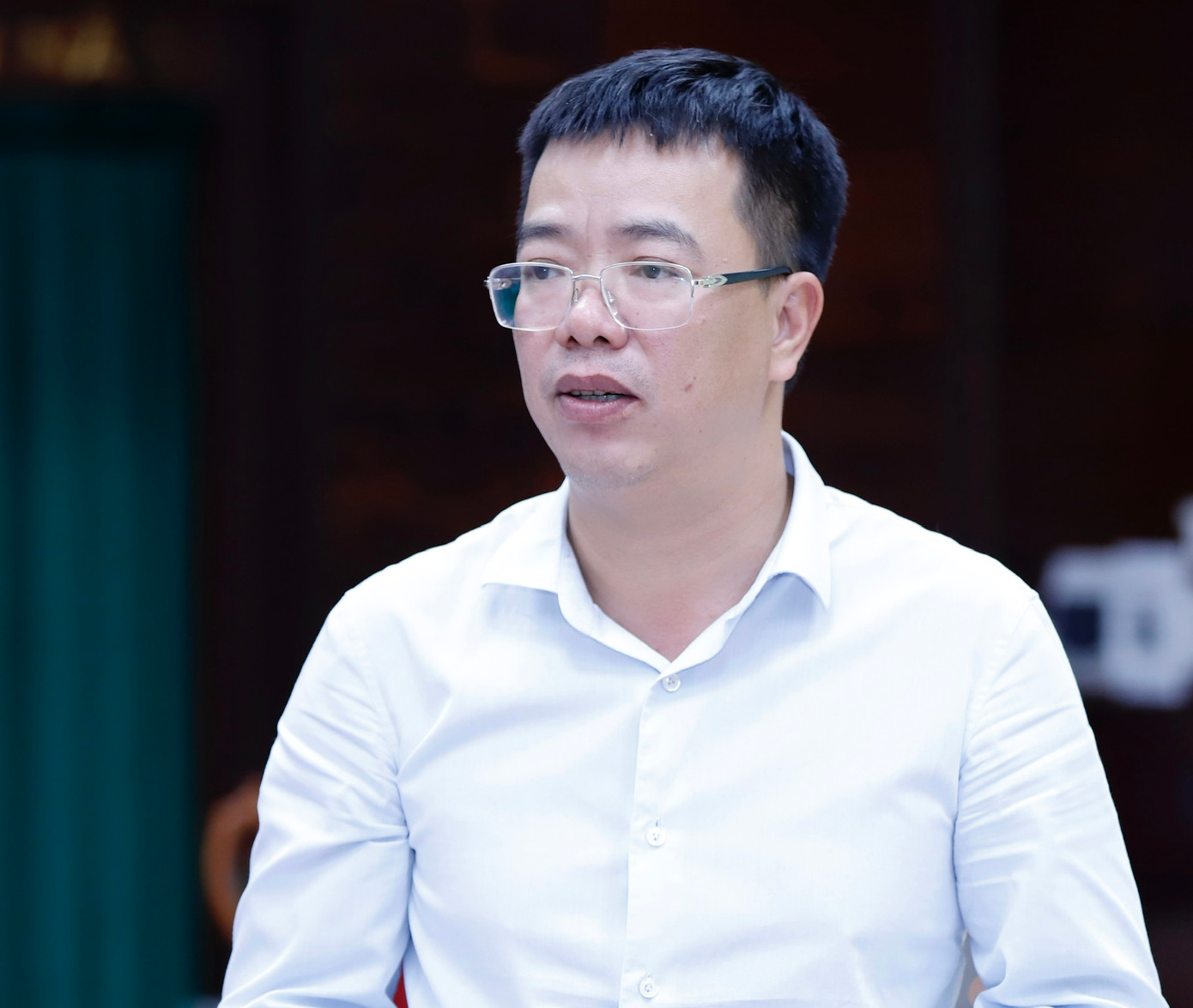 Ông Châu Trần Vĩnh, Cục trưởng Cục Quản lý Tài nguyên nước, Bộ Tài nguyên và Môi trường.