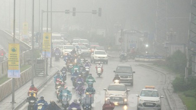 Miền Bắc chìm trong mưa phùn và sương mù từ hôm nay.