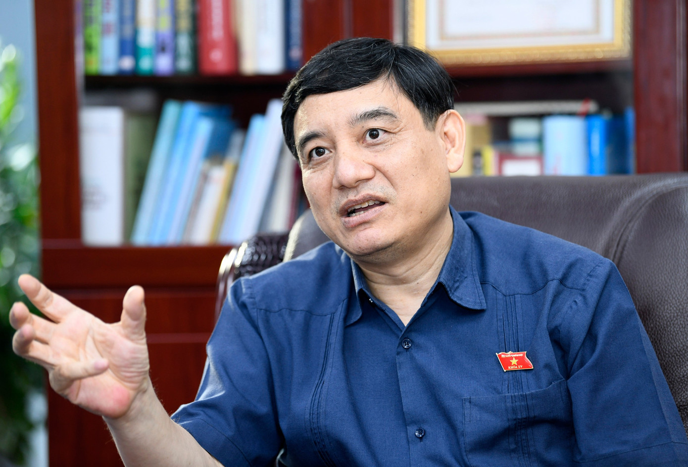 PGS.TS Nguyễn Đắc Vinh, Chủ nhiệm Uỷ ban Văn hoá giáo dục của Quốc hội. (ảnh: Như Ý)