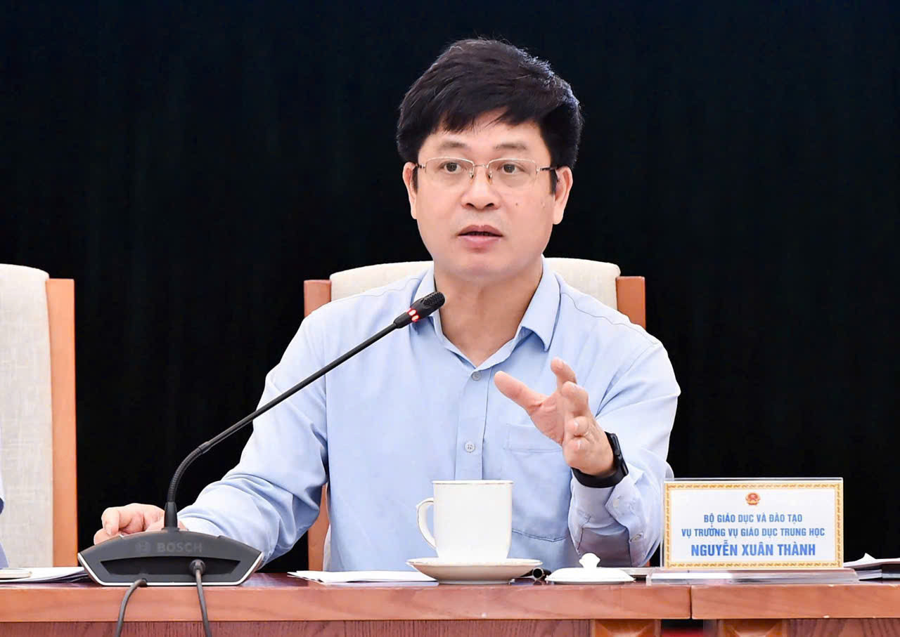 Ông Nguyễn Xuân Thành - Vụ trưởng Vụ Giáo dục trung học. (Ảnh: Bộ GD&ĐT) Ông Nguyễn Xuân Thành - Vụ trưởng Vụ Giáo dục trung học. (Ảnh: Bộ GD&ĐT)