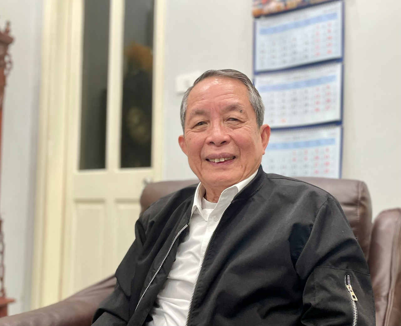 Giáo sư, Viện sĩ Trần Đình Long, Chủ tịch Hội Giống cây trồng Việt Nam. Ảnh: Nguyễn Hoài.