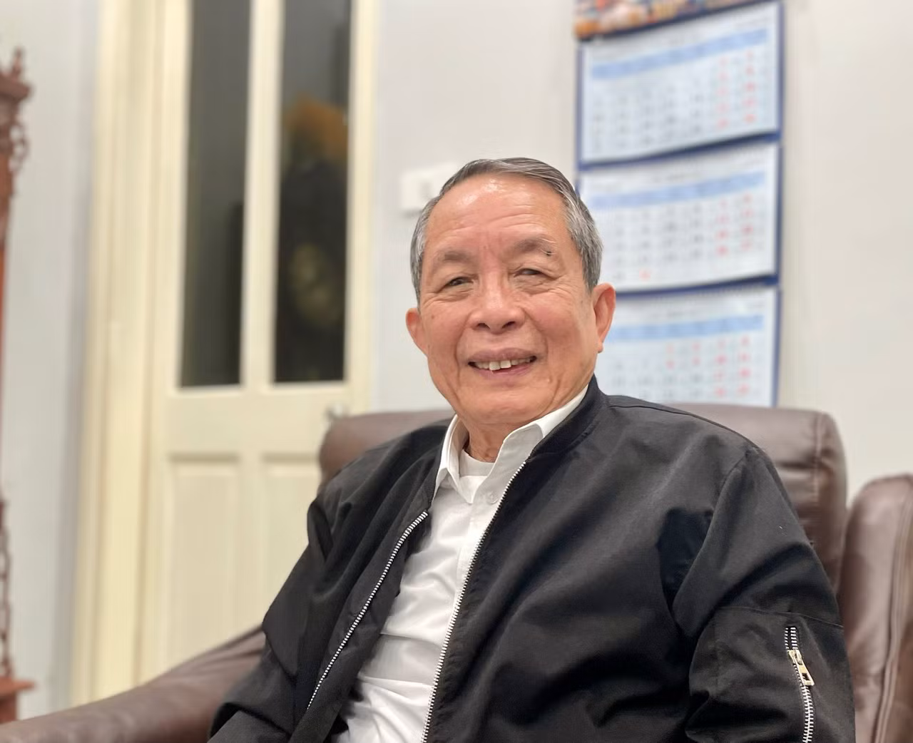 Giáo sư, Viện sĩ Trần Đình Long, Chủ tịch Hội Giống cây trồng Việt Nam. Ảnh: Nguyễn Hoài.