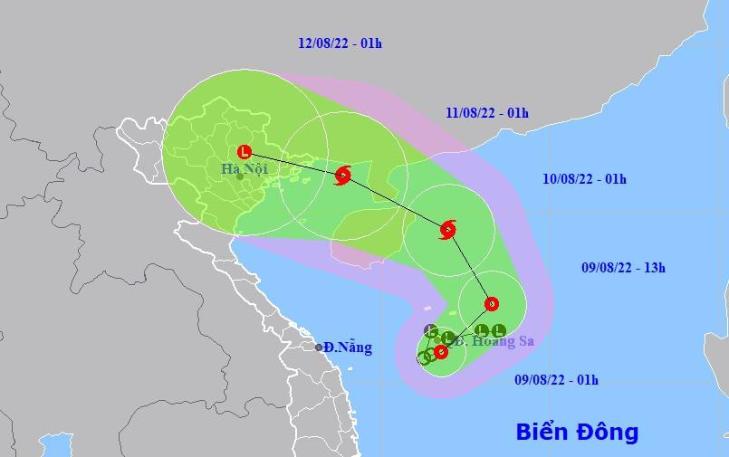 Dự báo mới nhất về đường đi và vùng ảnh hưởng của áp thấp nhiệt đới trên Biển Đông. Dự báo mới nhất về đường đi và vùng ảnh hưởng của áp thấp nhiệt đới trên Biển Đông.