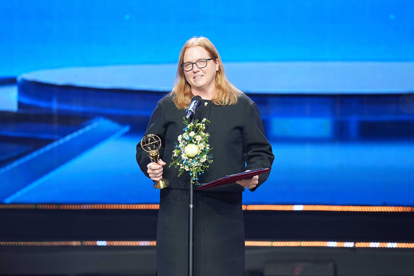 Giáo sư Kristi S. Anseth phát biểu tại Lễ trao giải VinFuture 2024.