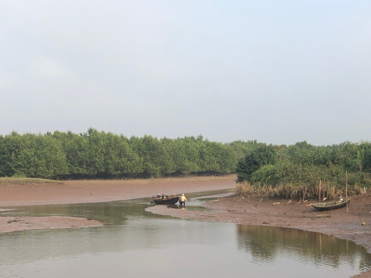Rừng ngập mặn là nơi hấp thụ và lưu giữ carbon tốt nhất, là lá chắn trước thiên tai. Trong ảnh là một phần Khu bảo tồn thiên nhiên đất ngập nước Tiền Hải. Ảnh: TL Rừng ngập mặn là nơi hấp thụ và lưu giữ carbon tốt nhất, là lá chắn trước thiên tai. Trong ảnh là một phần Khu bảo tồn thiên nhiên đất ngập nước Tiền Hải. Ảnh: TL