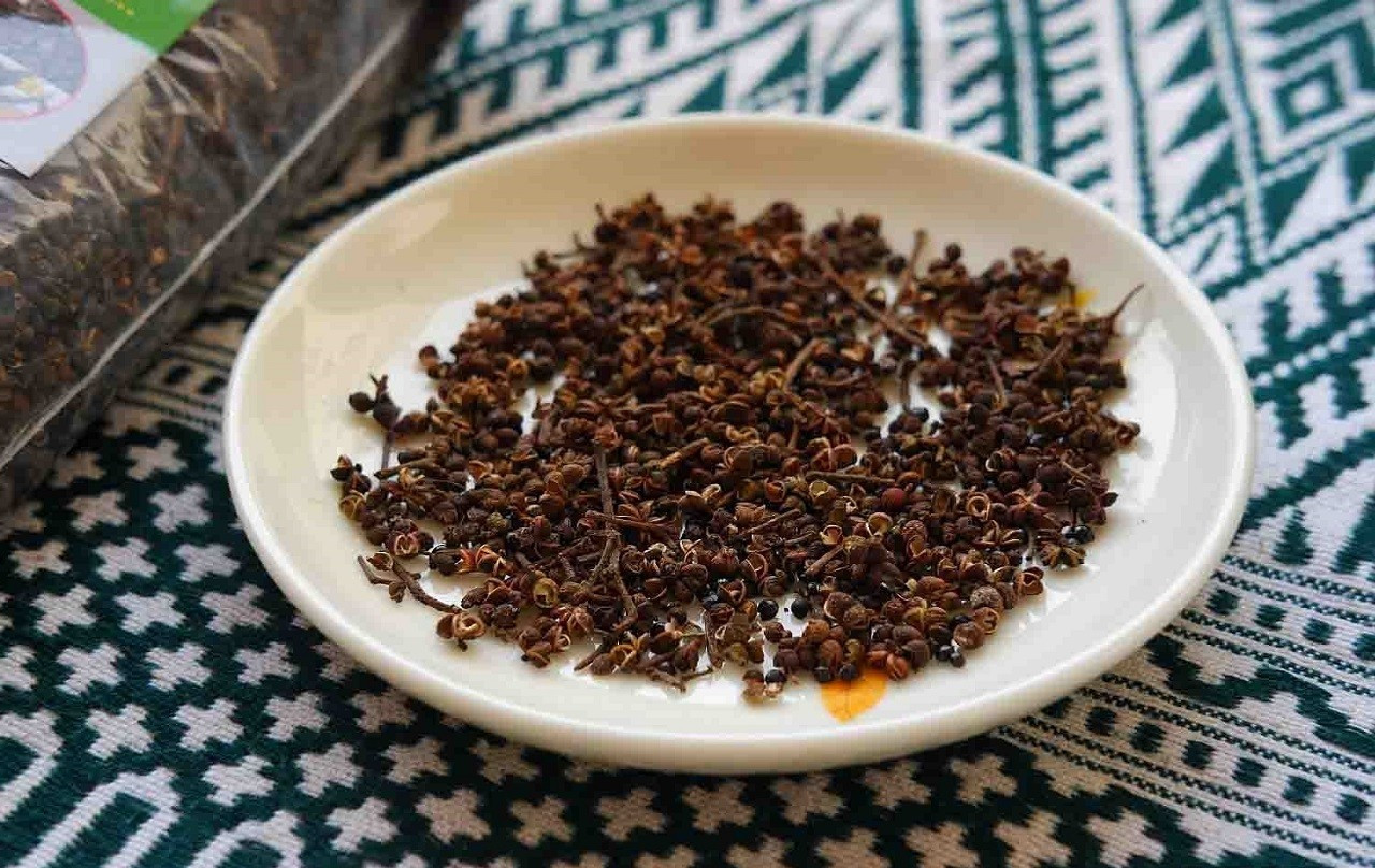Hạt mắc khén được dùng làm gia vị phổ biến ở các tỉnh miền núi phía Bắc.