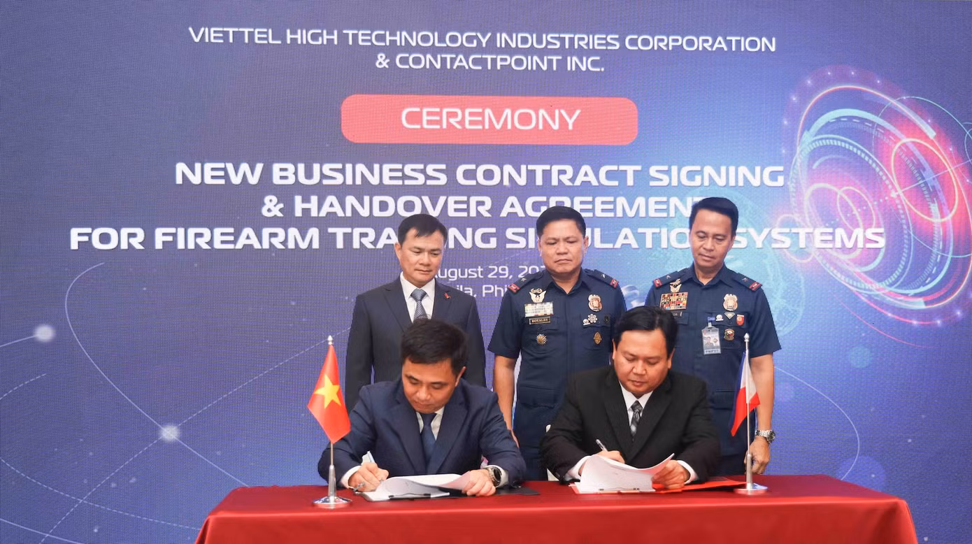Viettel ký hợp đồng xuất khẩu hệ thống mô phỏng bắn súng sang Philippines hôm nay (29/8).