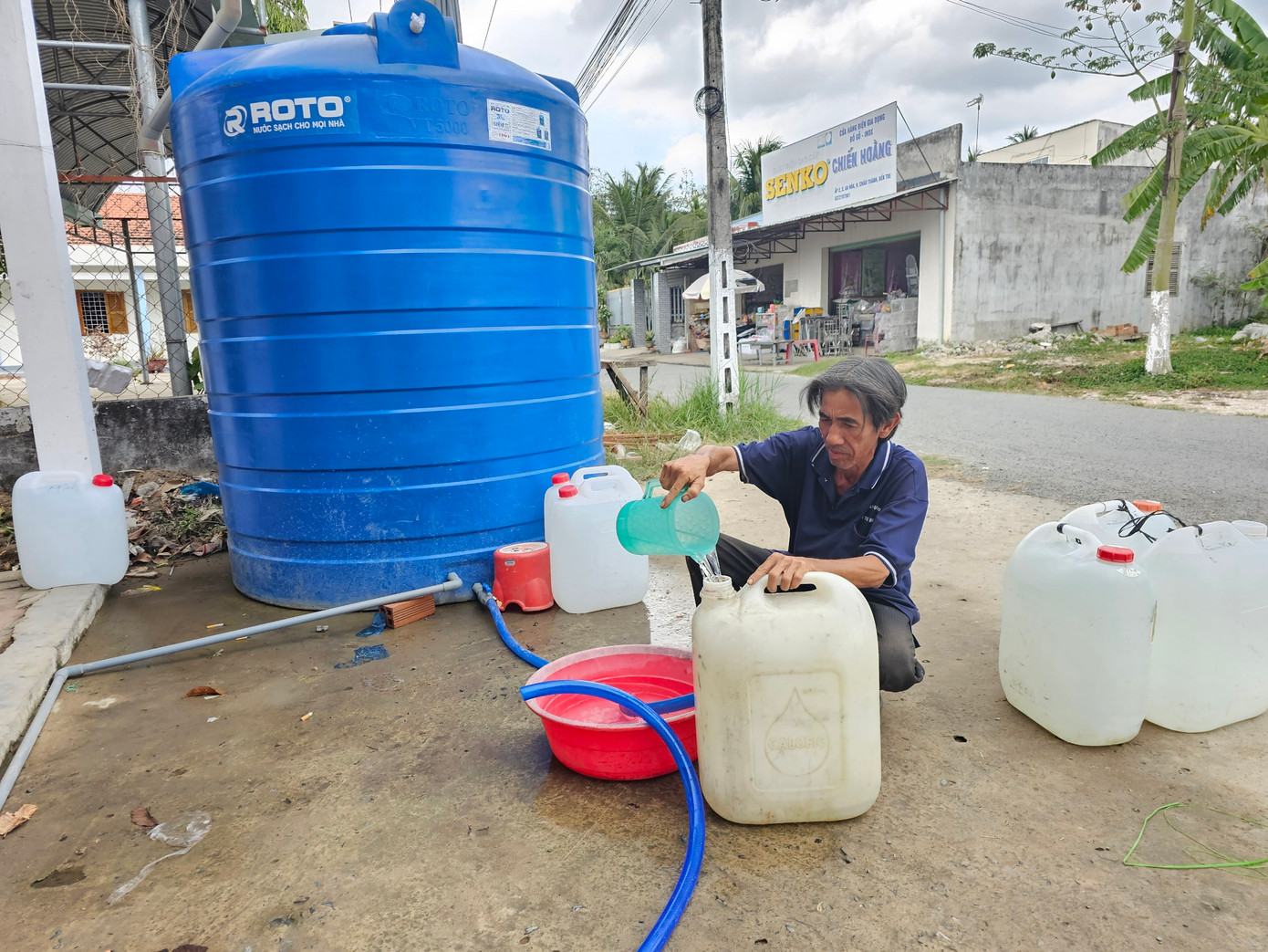 Tình trạng thiếu nước sinh hoạt được dự báo xảy ra tại các khu vực bị nhiễm mặn trong mùa khô 2025.