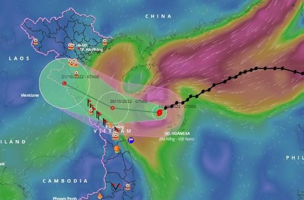 Nhờ tương tác với không khí lạnh, bão số 6 suy yếu rất nhanh trong hôm nay và ngày mai. Nhờ tương tác với không khí lạnh, bão số 6 suy yếu rất nhanh trong hôm nay và ngày mai.