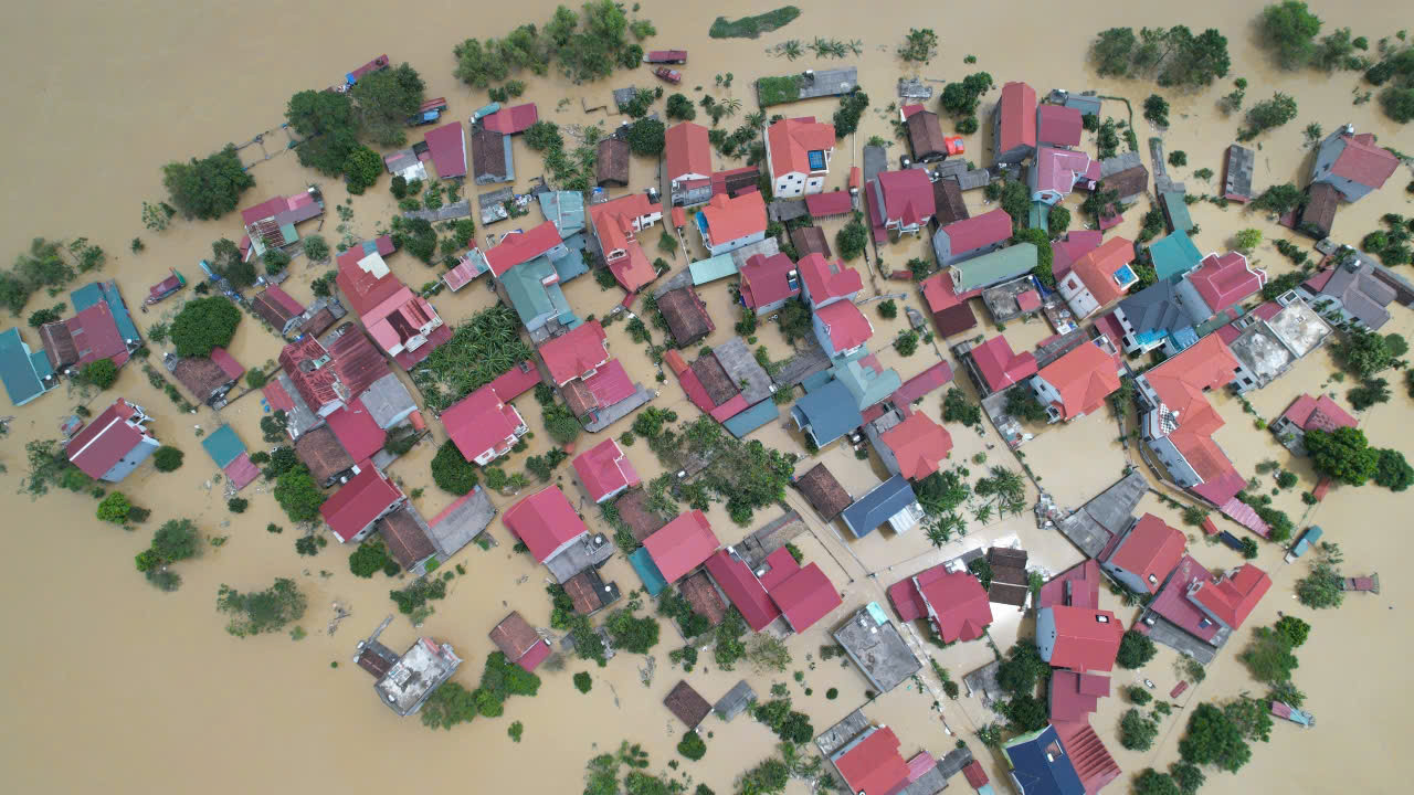 Lũ tại Sóc Sơn Hà Nội. Ảnh: Trọng Tài. Lũ tại Sóc Sơn Hà Nội. Ảnh: Trọng Tài.