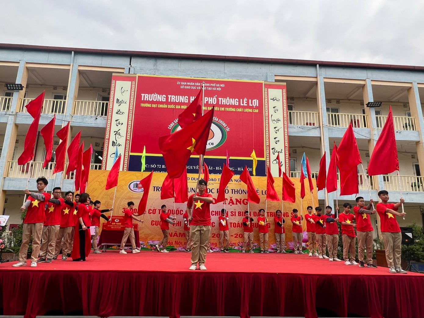 Thông qua hoạt động này nhằm tuyên truyền, giáo dục học sinh về tình yêu biển đảo, tình yêu quê hương đất nước.