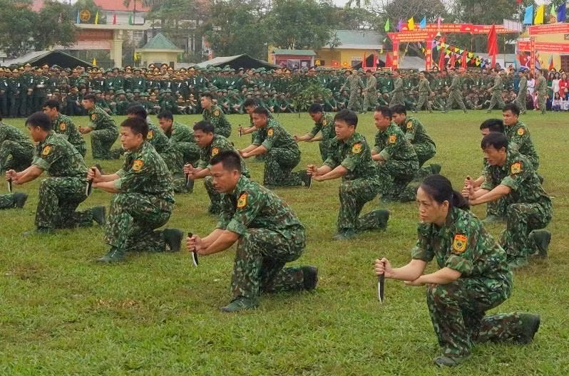 Đại đội Trinh sát 20 và đặc nhiệm Biên phòng đua tài võ nghệ, khí công ảnh 10