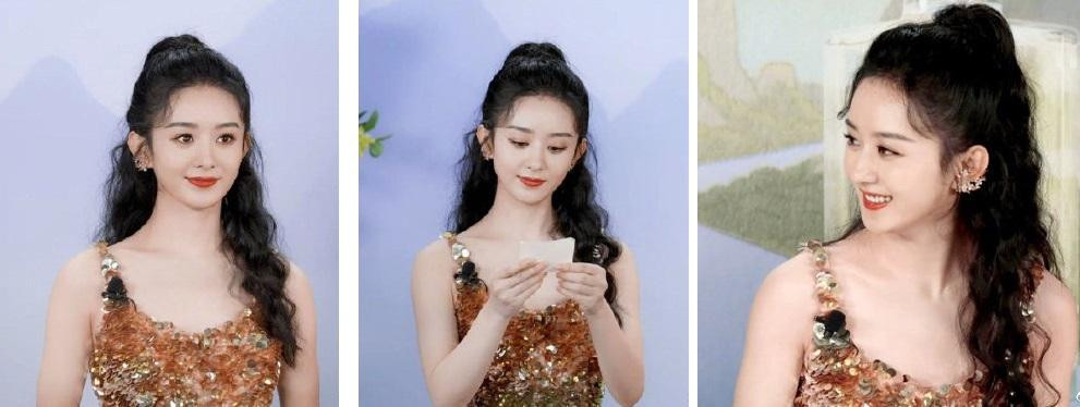 Không chỉ trong bộ ảnh qua chỉnh sửa, Triệu Lệ Dĩnh còn ghi điểm tuyệt đối cả trong những bức ảnh kém chất lượng hơn.