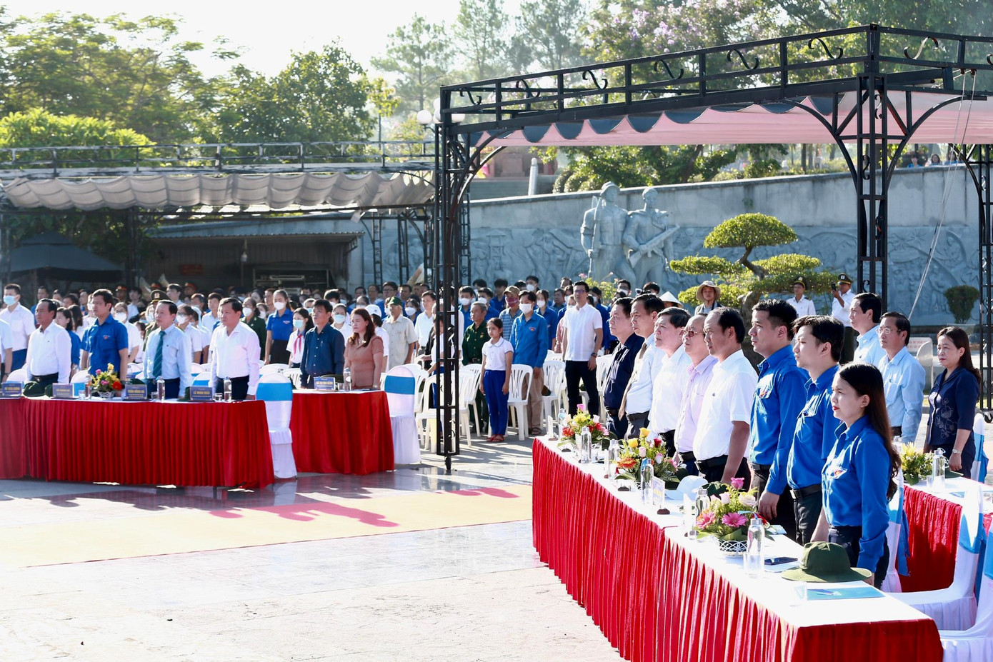 Quang cảnh buổi lễ.