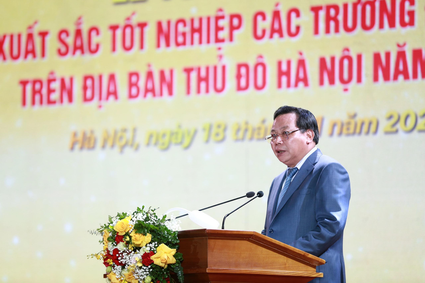 Ông Nguyễn Văn Phong, Phó Bí thư Thành ủy Hà Nội. Ảnh: Bảo Anh