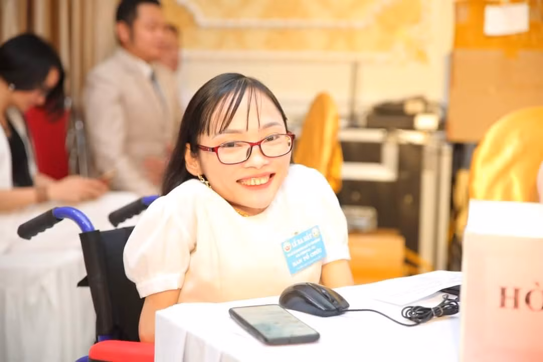 Cô gái giàu nghị lực Nguyễn Thị Ngọc Tâm
