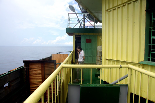 Góc nhỏ cheo leo trên nhà giàn