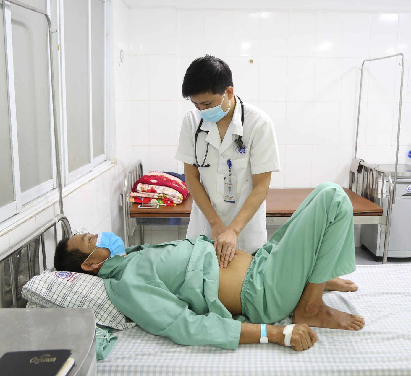 Bệnh nhân Th đang hồi phục sức khoẻ tốt sau ca phẫu thuật