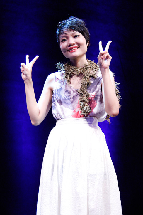 Hình ảnh Diễm My nhí nhảnh trong cuộc thi