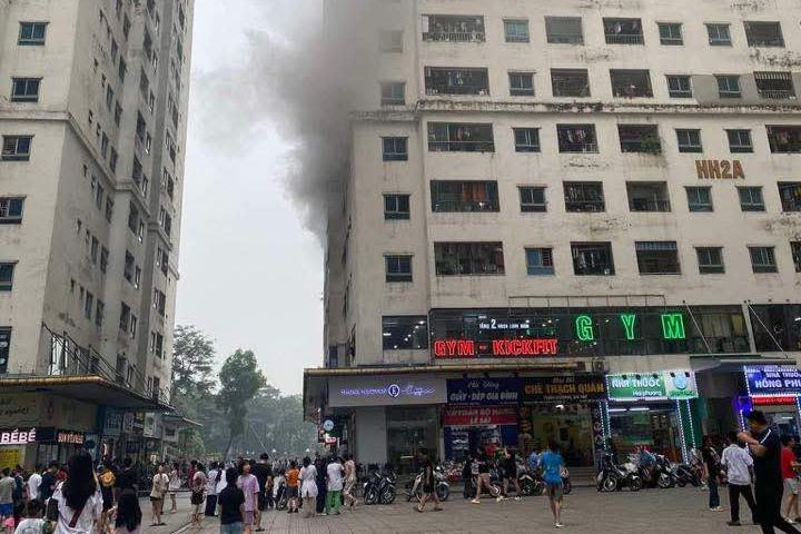 Tòa nhà HH2A nơi xảy ra vụ hỏa hoạn. Tòa nhà HH2A nơi xảy ra vụ hỏa hoạn.
