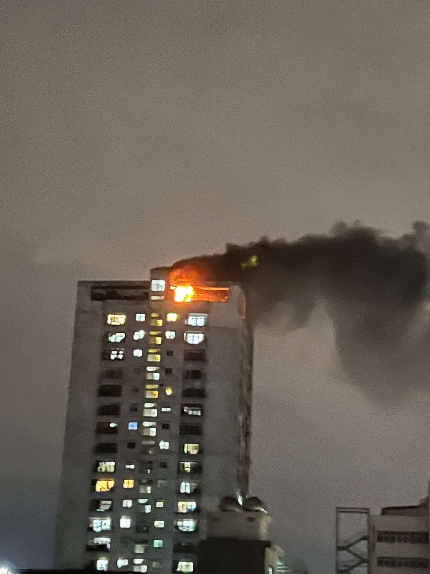 Hình ảnh vụ cháy.