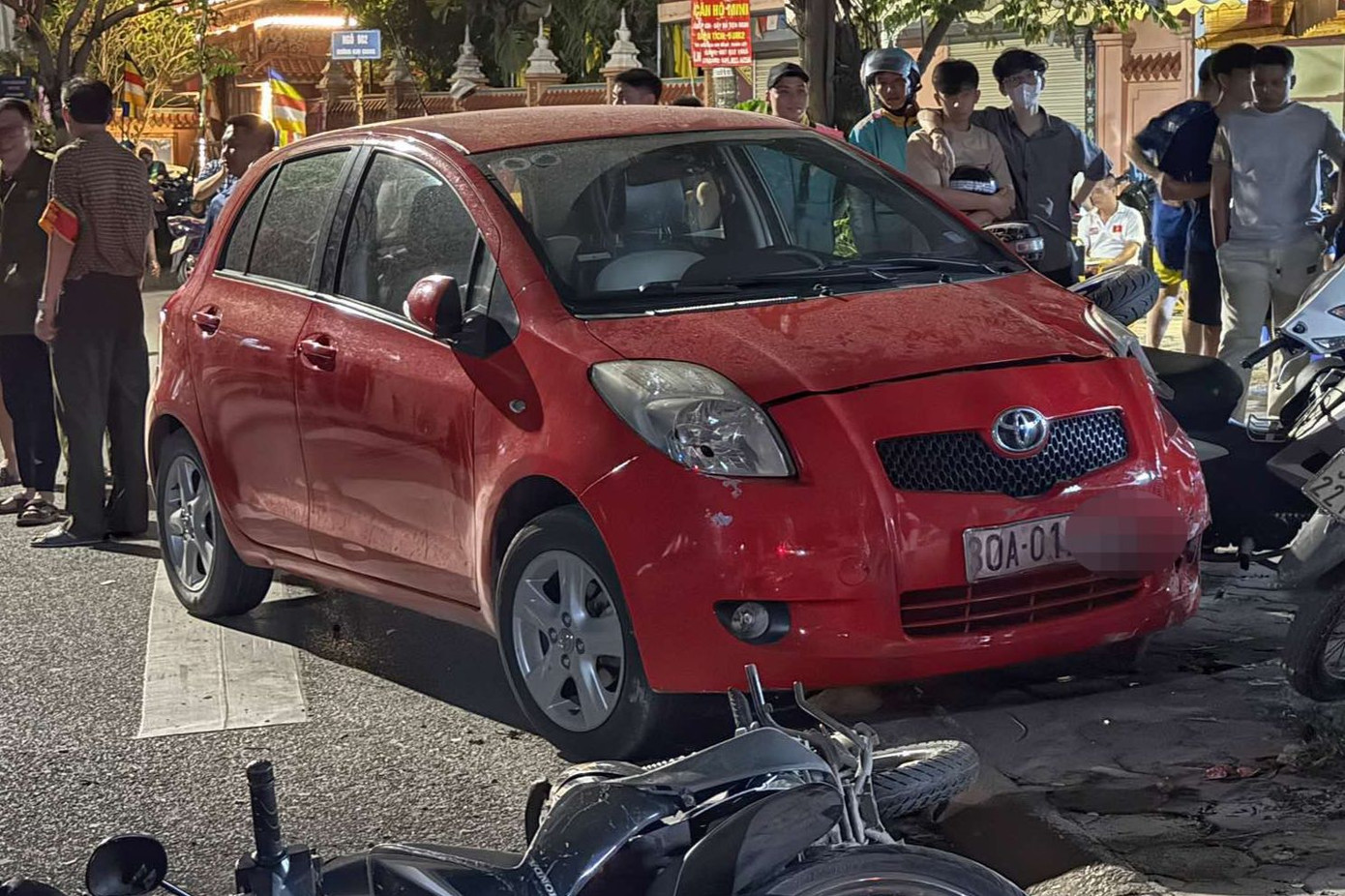 Hiện trường vụ tai nạn. Hiện trường vụ tai nạn.