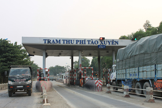 Trạm thu phí Tào Xuyên chiều 2 - 10