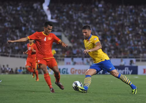 Trận giao hữu tuyển Việt Nam-Arsenal là cơ hội để NHM Việt tận mắt thấy những ngôi sao hàng đầu thế giới chơi bóng