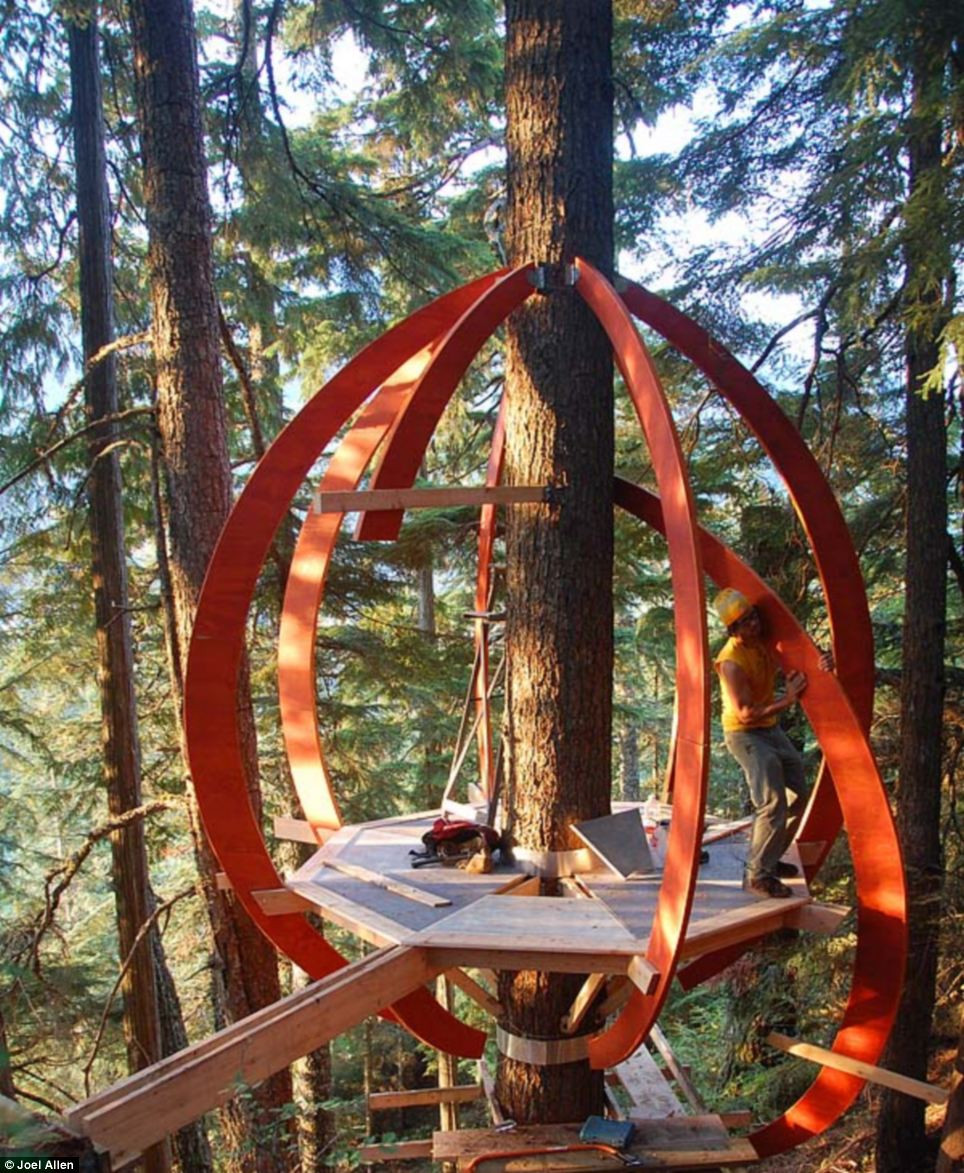 Joel Allen đã tiến hành xây dựng một cách bí mật cho đến khi nó hoàn thành.