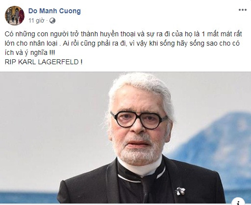 Nhà thiết kế VN: Tạm biệt Karl Lagerfeld với tất cả sự trân trọng ảnh 1