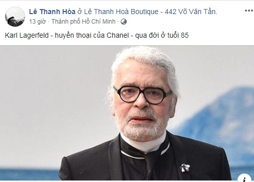 Nhà thiết kế VN: Tạm biệt Karl Lagerfeld với tất cả sự trân trọng ảnh 4