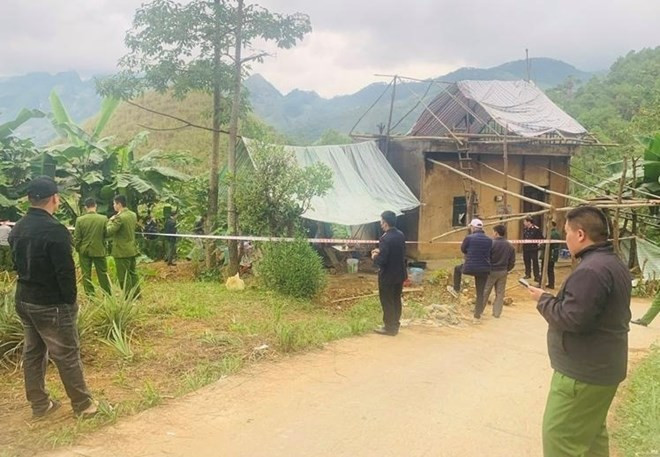 Hiện trường nơi phát hiện thi thể bà Giàng Thị Vá (SN 1982). (Ảnh: Facebook). Hiện trường nơi phát hiện thi thể bà Giàng Thị Vá (SN 1982). (Ảnh: Facebook).