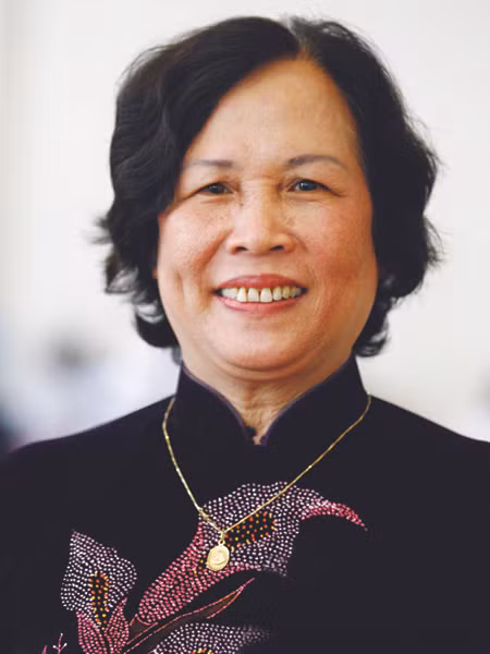 Bộ trưởng LĐTB&XH Phạm Thị Hải Chuyền (59 tuổi), quê Bắc Giang, kỹ sư (kinh tế nông nghiệp), Ủy viên Trung ương Đảng